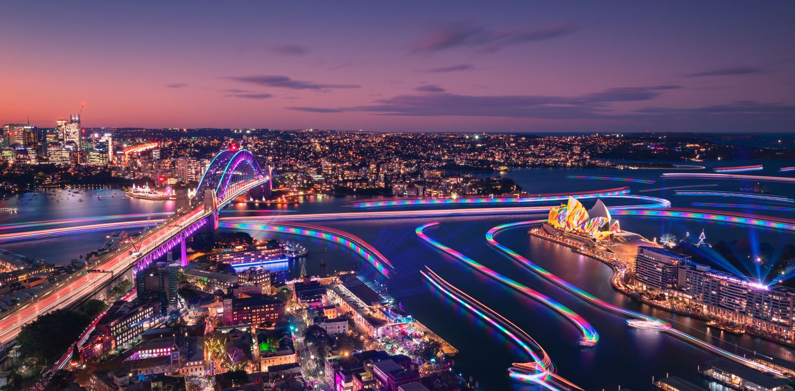 Vivid Sydney light